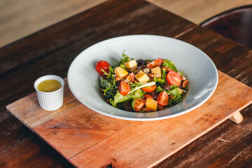 salad with vegetables