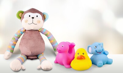 Baby shower or gender reveal party decoration. Pregnancy celebration with friends. Gifts for newborn. Maternity event.