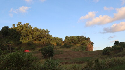 landscape with clouds