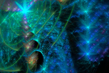 abstract fractal background. color fireworks. Abstract painting multicolor texture. motion holiday background. Modern multicolor futuristic dynamic pattern. Fractal artwork for creative graphic design