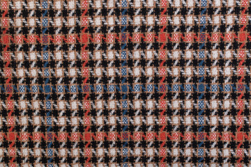 Tweed real fabric texture seamless pattern