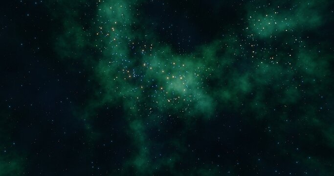 Nebula background. Galaxy in the universe. 3d rendering.
