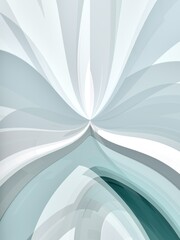 Gray and green abstract shape technology background.