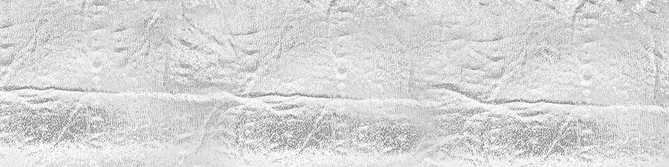 Wide Foil Background. Abstract Panoramic Silver Texture. Thermal insulation Surface. Сrumpled...