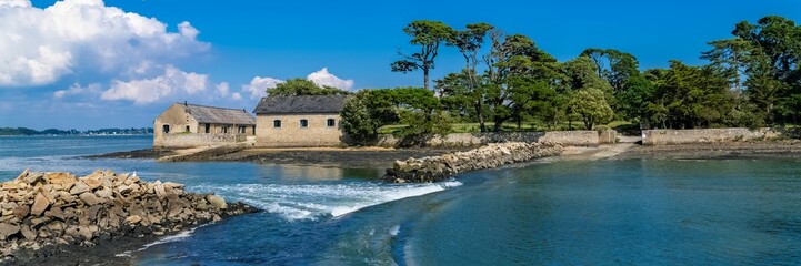 Berder island, in Brittany, in the Morbihan gulf