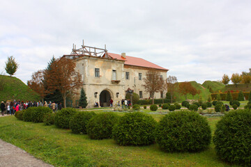 Fototapeta na wymiar Old Castle in Zolochev, Ukraine 