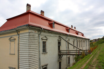Fototapeta na wymiar Old Castle in Zolochev, Ukraine