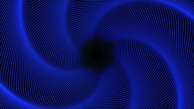 Abstract background with rotation of hypnotic spiral. Design. Swirling spiral with ripples.