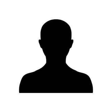 user, avatar, man, man, silhouette outline, vector icon