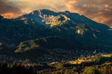 presonala, Valle Seriana sunrise in the mountains