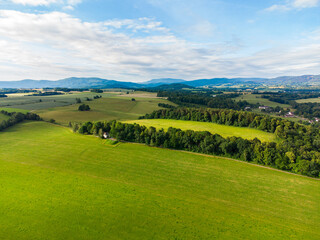 landscape with field and sky