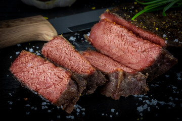 Barbecue Rib Eye Steak or rump steak