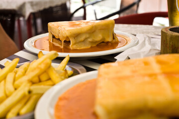 Francesinha - typical portuguese food