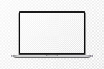 laptop realistic illustration, laptop icon