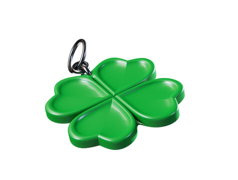 3d render of green clover