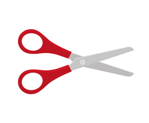 open scissors icon- vector illustration