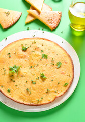 Socca gluten-free chickpea flatbread