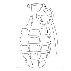 one continuous line drawing of pomegranate vector