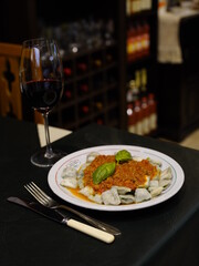 food in restaurant