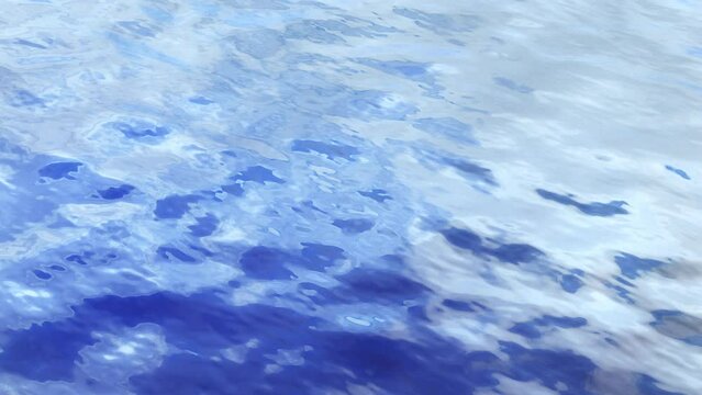 Water Wave flow ripple blue backgrounds.
