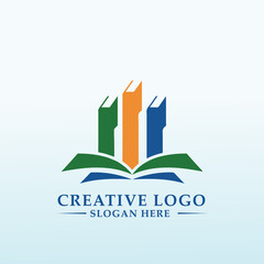 small business education BC vector logo design