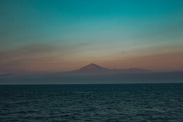 View on Teide Mountain, Tenerife Island.