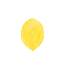 lemon watercolor