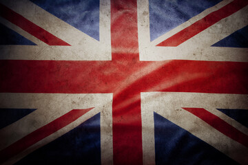 Grunge British flag