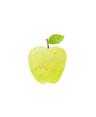 apple watercolor