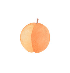 peach watercolor