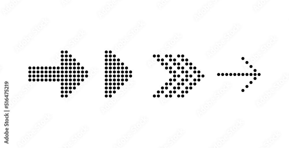 Poster arrows black set icon. cursor, arrow pointer, mouse cursor. vector illustration.