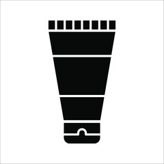 Sunscreen Line Icon. Tanning Product for Protect of UV. Suntan Lotion Outline Icon. Vector Illustration on white background
