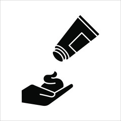 Sunscreen Line Icon. Tanning Product for Protect of UV. Suntan Lotion Outline Icon. Vector Illustration on white background