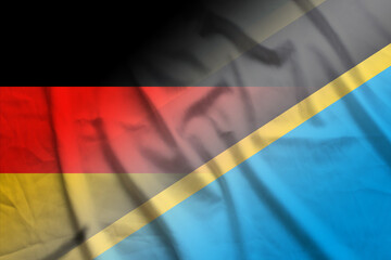 Germany and Tanzania government flag international negotiation TZA DEU