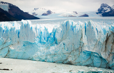 Spectacular view on the Perito Moreno Glacier in Los Glaciares National Park in Argentina