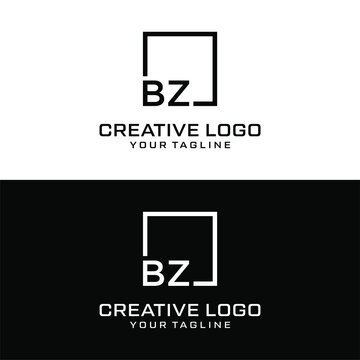 Creative letter bz logo design vektor