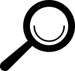 Magnify line vector icon illustration on white background..eps