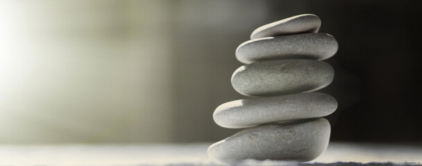 stack of stones, zen meditation