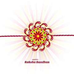 Hindu traditional raksha bandhan festival card background