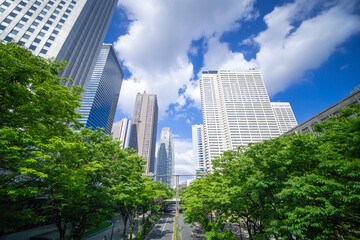 東京　2022 新宿高層ビル　初夏　