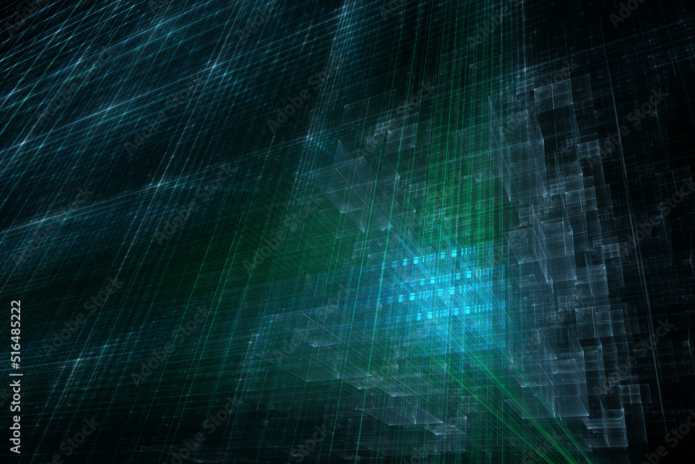 Poster abstract technology background with glowing neon light effect