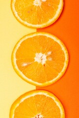 orange on a white background