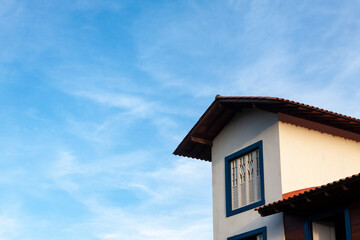 old house with sky