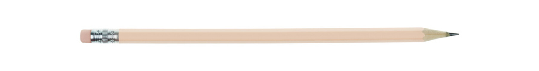 Orange pastel pencil isolated on white background with clipping path.