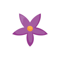 purple flower design