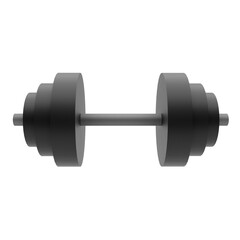 3d illustration Barbell