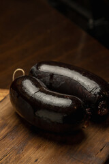 cow's blood sausage to eat