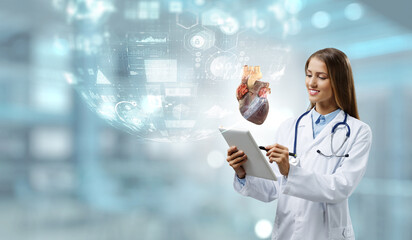 Moderm medicine. Cardiology . Mixed media