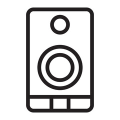 speaker line icon