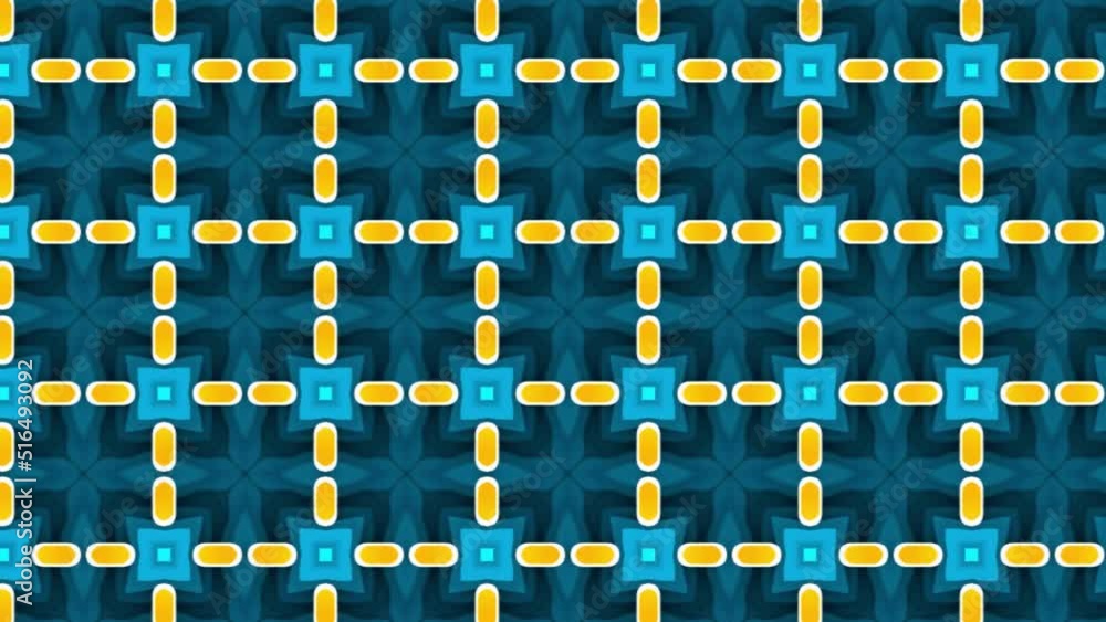 Poster abstract colorful squares background animation